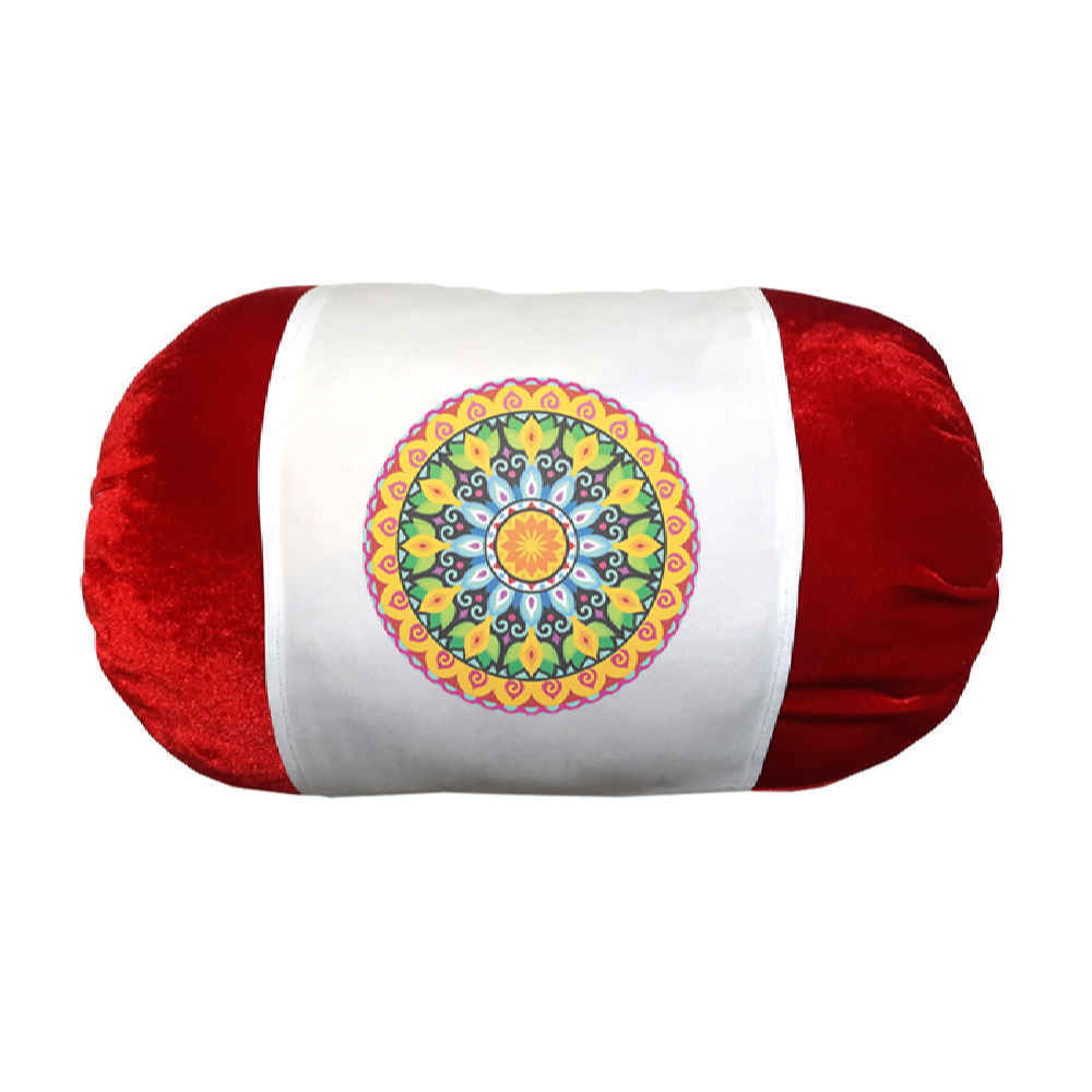 Price and Buy Persian Cylindrical Bolster Pillow in Velvet Fabric Sadaf