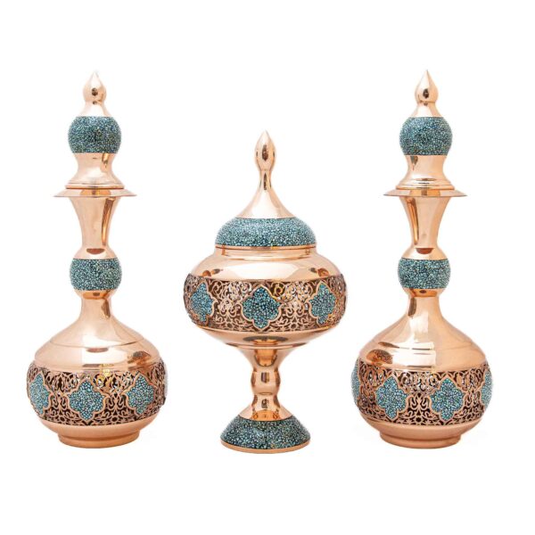 Price and Buy Persian Decorative Copper Bottle & Chocolate Bowl Set with Turquoise Inlay Design_69016748f1a1f.jpeg Price and Buy Persian Decorative Copper Bottle & Chocolate Bowl Set with Turquoise Inlay Design