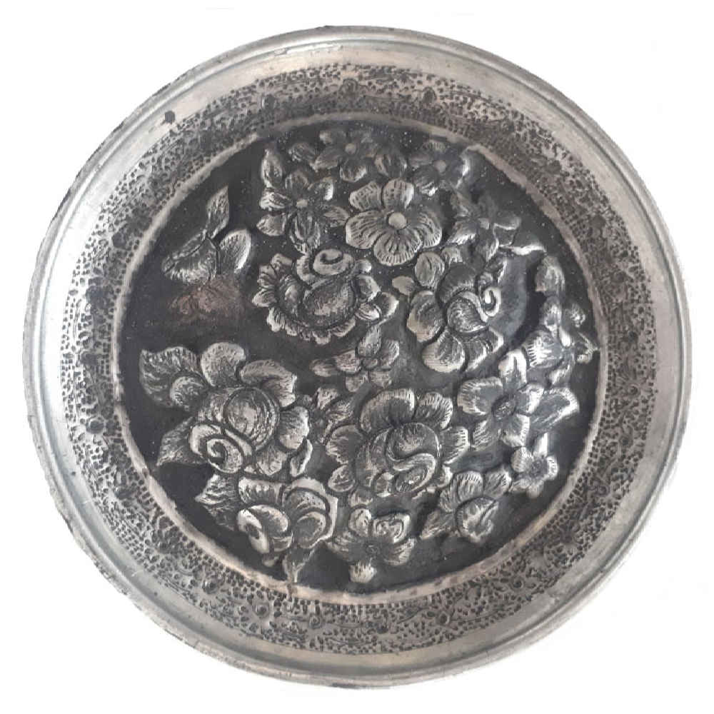 Price and Buy Persian Decorative Copper Engraved Wall Plate Rose Flower