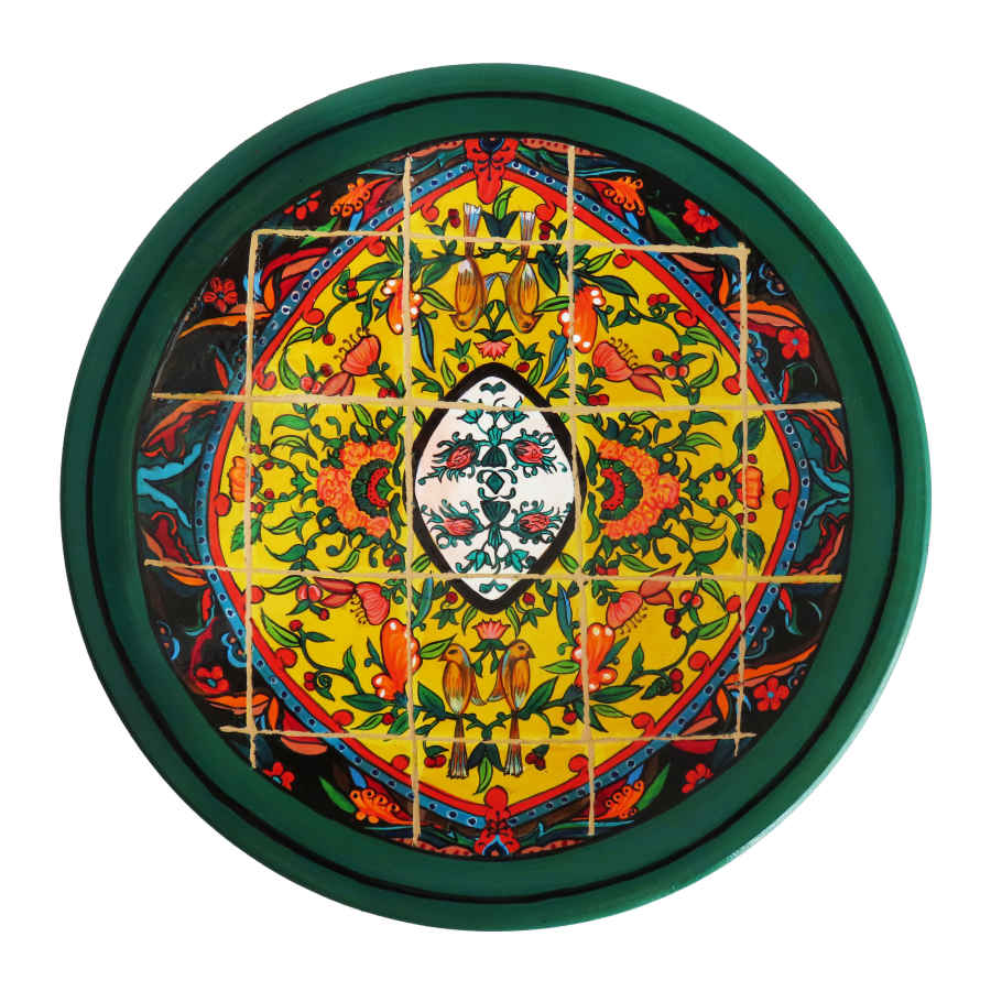 Price and Buy Persian Decorative Pottery Wall Plate Hand-Painted Tile