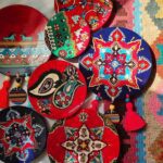 Price and Buy Persian Decorative Wall Plates – Handmade Pottery Gift Set Inspired by Iranian Heritage (7 Pcs)