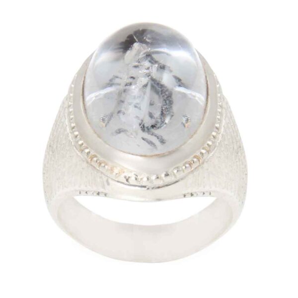 Price and Buy Persian Dur-e Najaf Silver Ring For Men Elegance Iman