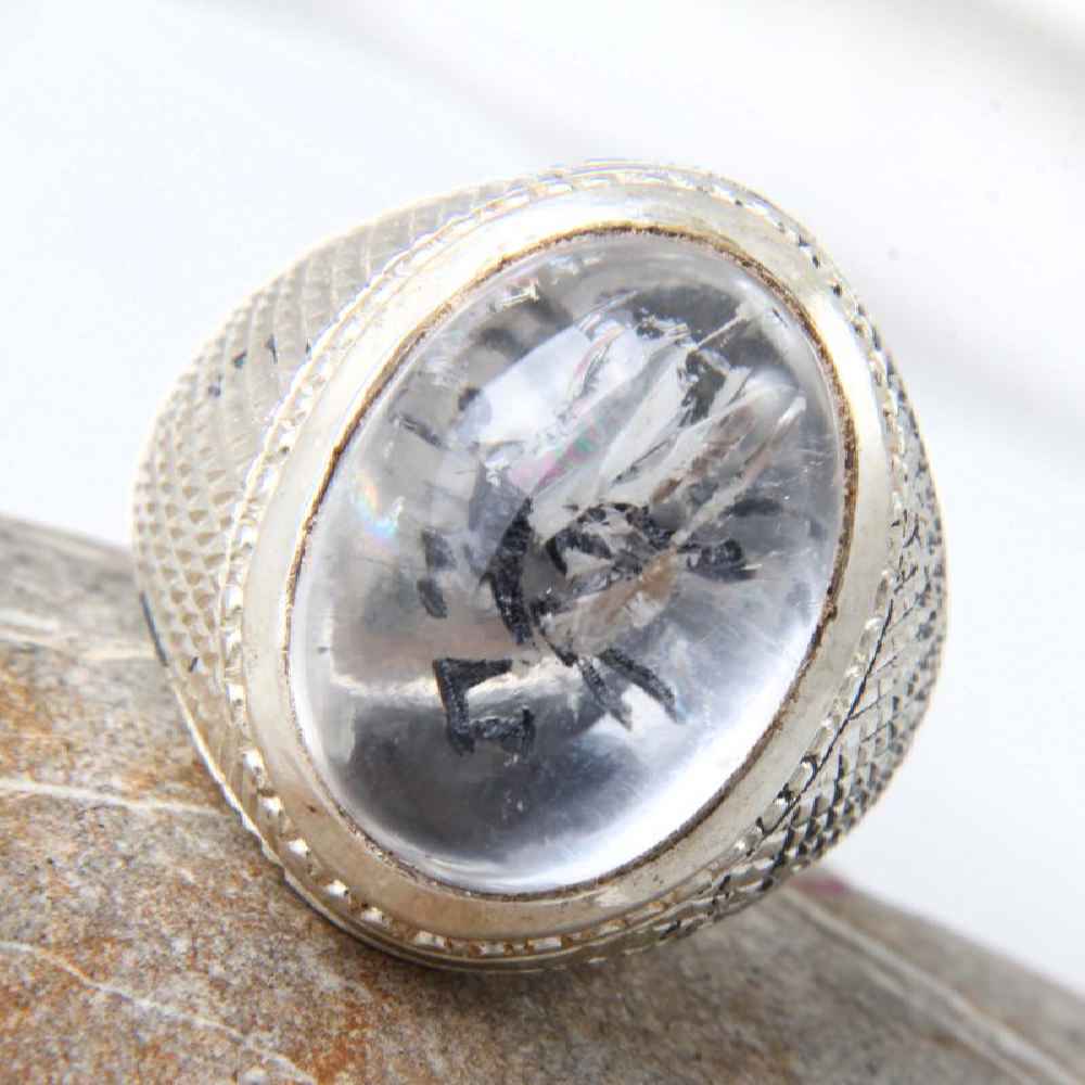Price and Buy Persian Dur-e Najaf Silver Ring For Men Elegance Iman - Image 4