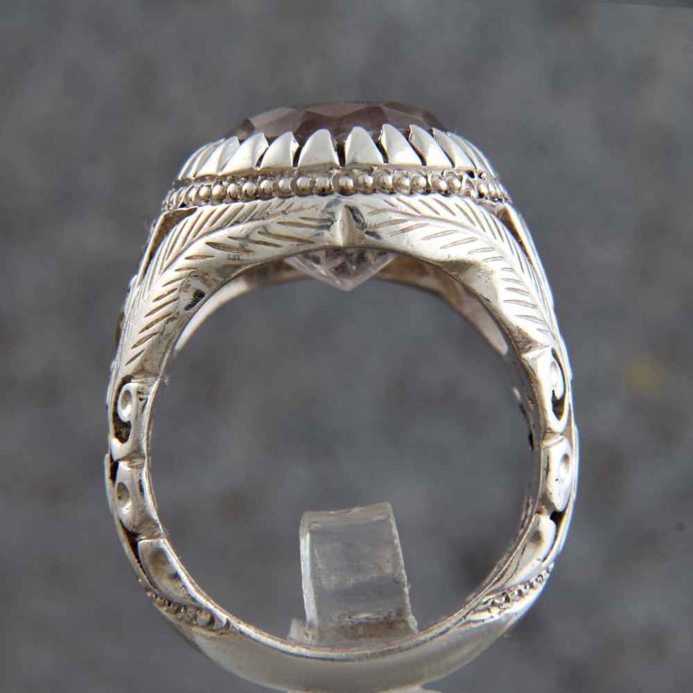 Price and Buy Persian Dur-e Najaf Silver Ring For Men Elegance Milad - Image 5