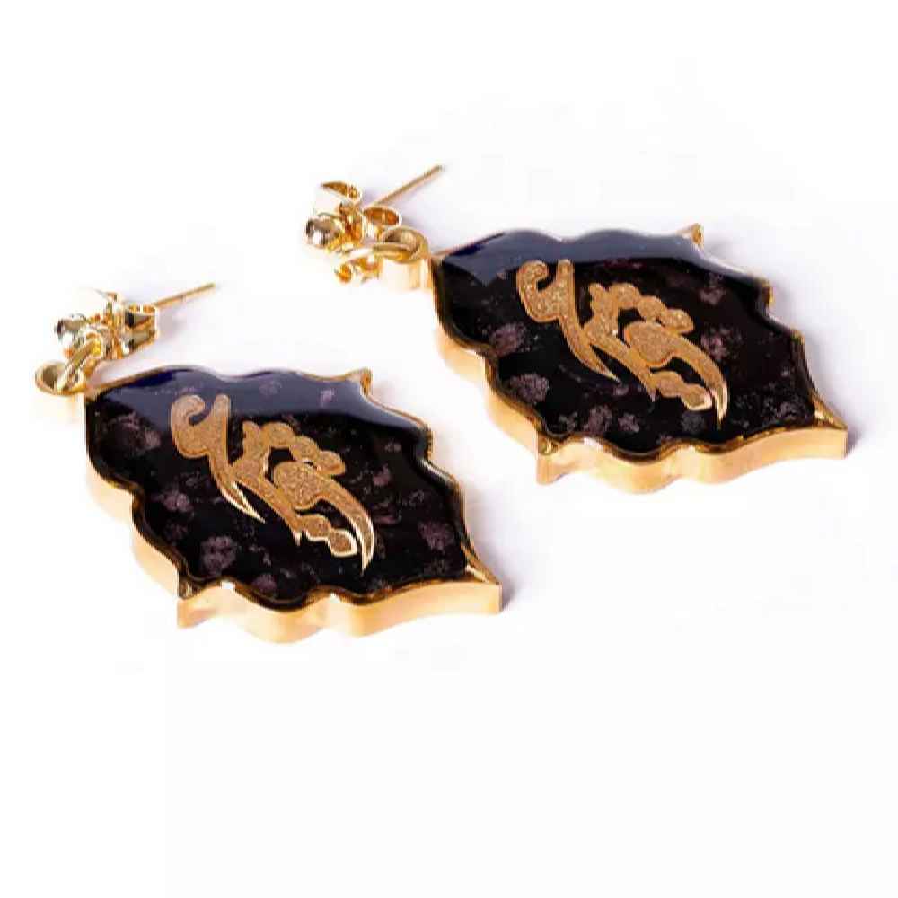 Price and Buy Persian Earrings Gold  Plated for Women Eshgh - Image 3