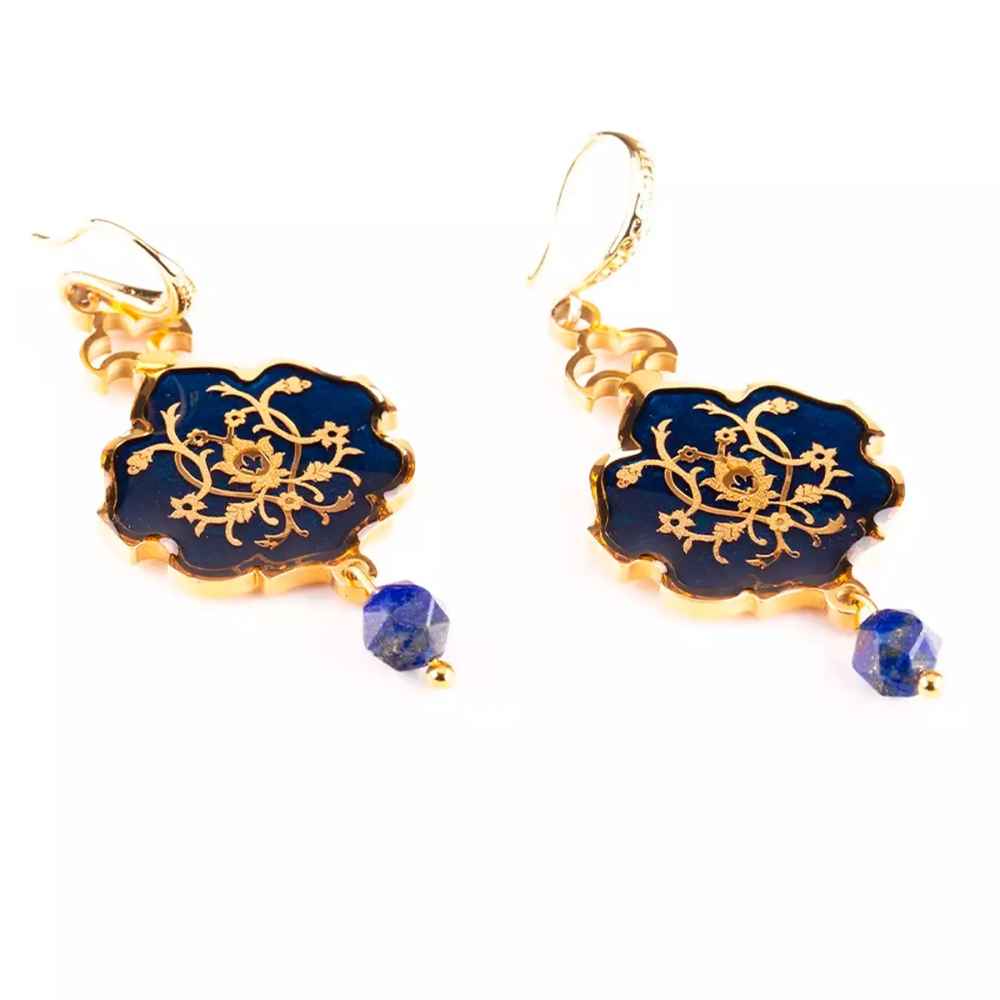 Price and Buy Persian Earrings Gold  Plated for Women Eslimi - Image 4