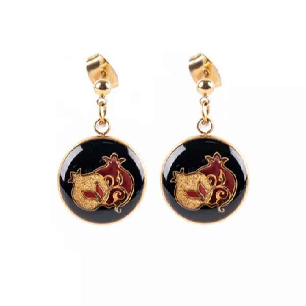 Price and Buy Persian Earrings Gold  Plated for Women Pomegranate Yalda