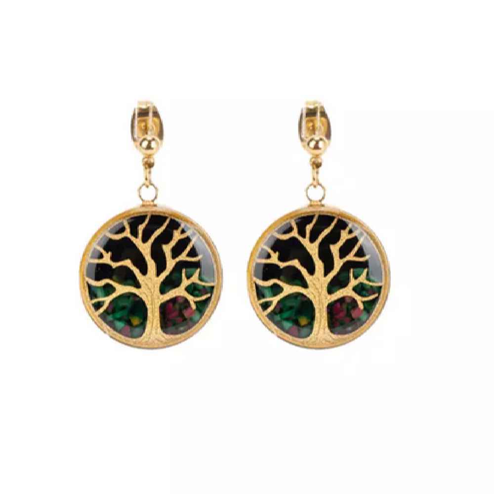 Price and Buy Persian Earrings Gold  Plated for Women Tree of Life