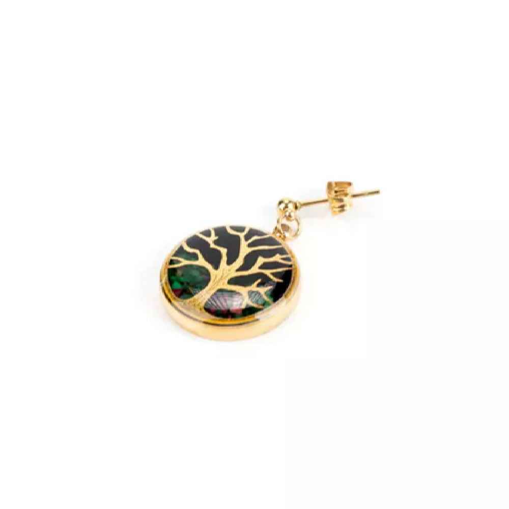 Price and Buy Persian Earrings Gold  Plated for Women Tree of Life - Image 3