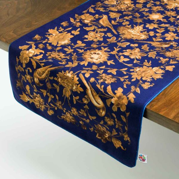 Price and Buy Persian Elegance Blue Velvet Table Runner Hana_68fbc44894806.jpeg Price and Buy Persian Elegance Blue Velvet Table Runner Hana