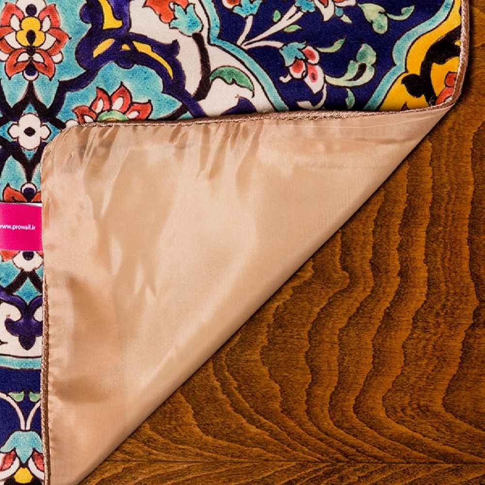 Price and Buy Persian Elegance Blue Velvet Table Runner Sayeh - Image 3
