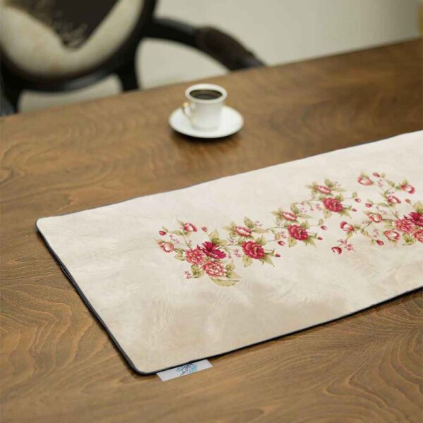 Price and Buy Persian Elegance Cream Velvet Table Runner Baharak_68fbc58241a0a.jpeg Price and Buy Persian Elegance Cream Velvet Table Runner Baharak