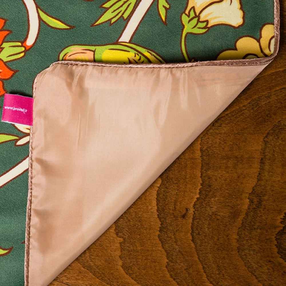 Price and Buy Persian Elegance Green Velvet Table Runner Zina - Image 3