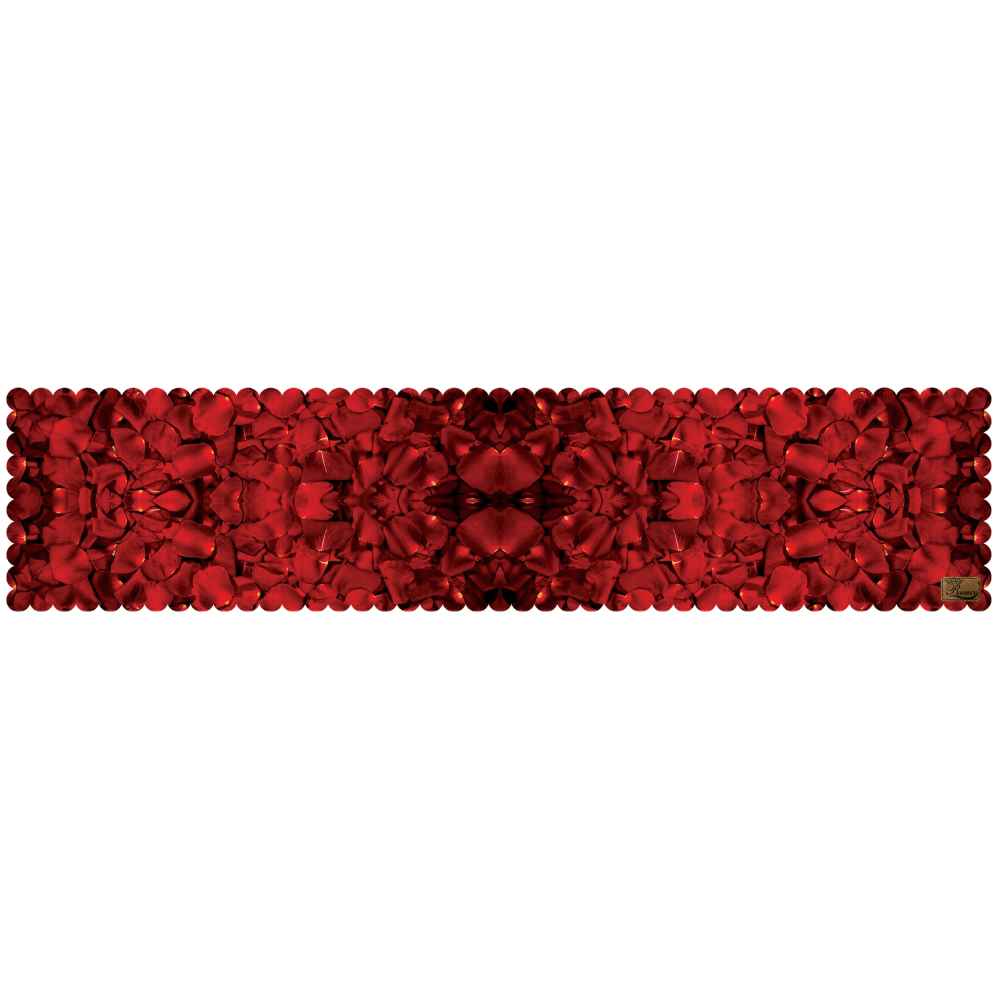 Price and Buy Persian Elegance Red Velvet Table Runner Saltanati