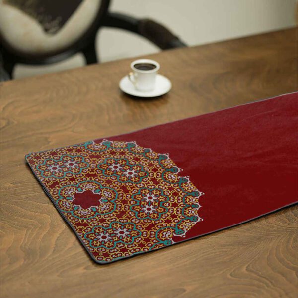 Price and Buy Persian Elegance Red Velvet Table Runner Shams II_68fbc50765397.jpeg Price and Buy Persian Elegance Red Velvet Table Runner Shams II