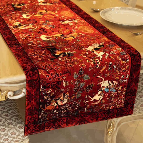 Price and Buy Persian Elegance Red Velvet Table Runner Shekargah II_68fbc48c286f4.jpeg Price and Buy Persian Elegance Red Velvet Table Runner Shekargah II