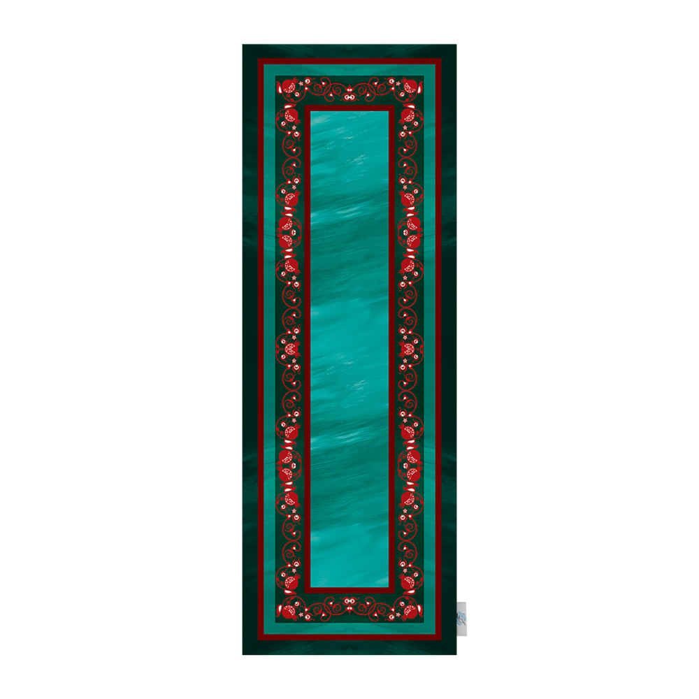 Price and Buy Persian Elegance Turquois Velvet Table Runner Yalda - Image 3