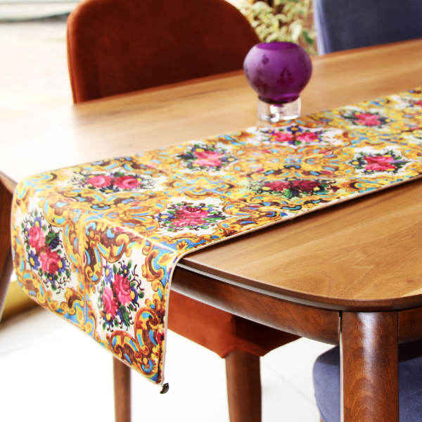 Price and Buy Persian Elegance Velvet Runner Homa R-121_68f2729184218.jpeg Price and Buy Persian Elegance Velvet Runner Homa R-121