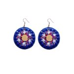 Price and Buy Persian Embroidered Earring Boho Style with Snowflake Design Suitable for Celebration