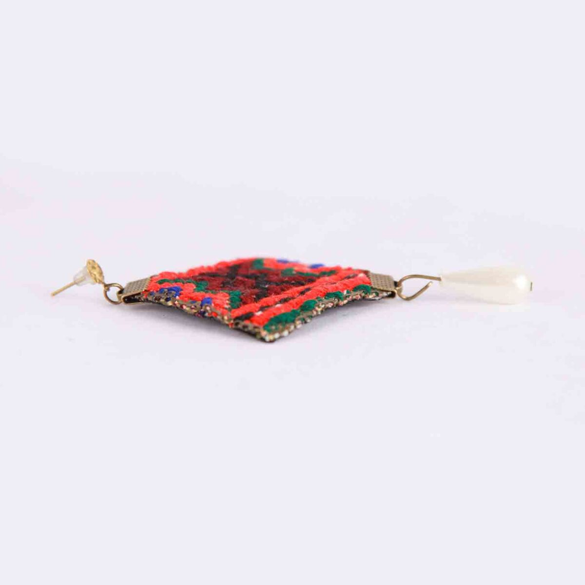 Price and Buy Persian Embroidered Earrings Balochi Traditional Suzani - Image 3