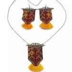 Price and Buy Persian Embroidered Earrings & Necklace Set Model Balochi