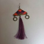 Price and Buy Persian Embroidered Earrings Traditional Needlework Tassel - Image 4