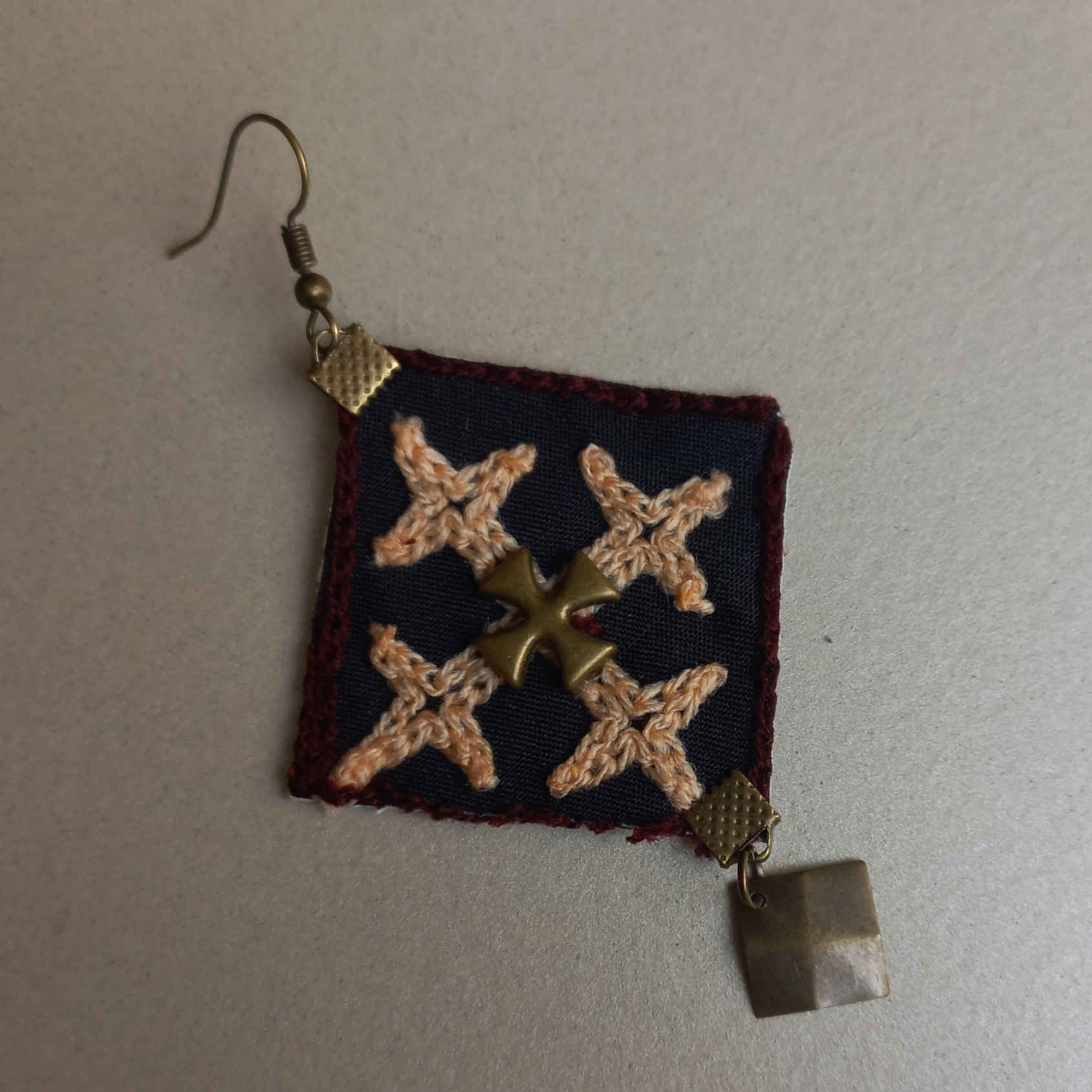 Price and Buy Persian Embroidered Earrings Traditional Needlework with Pendant_68ff3d25a937d.jpeg Price and Buy Persian Embroidered Earrings Traditional Needlework with Pendant - Image 3