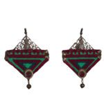 Price and Buy Persian Embroidered Earrings Traditional Needlework