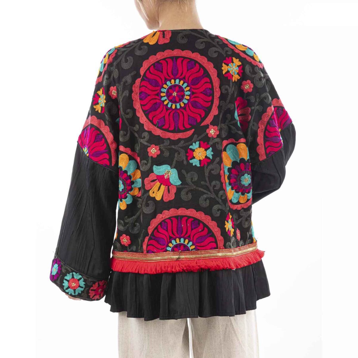 Price and Buy Persian Embroidered Manto for Women with Floral Design - Image 5