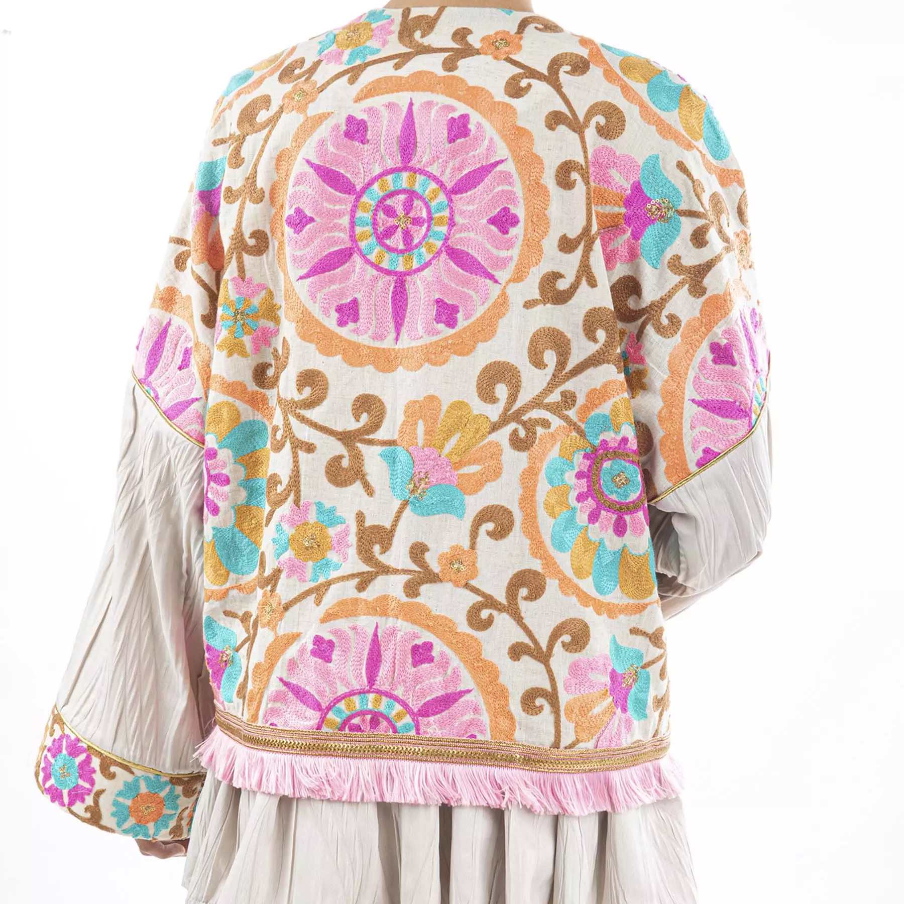 Price and Buy Persian Embroidered Manto for Women with Floral Design - Image 8