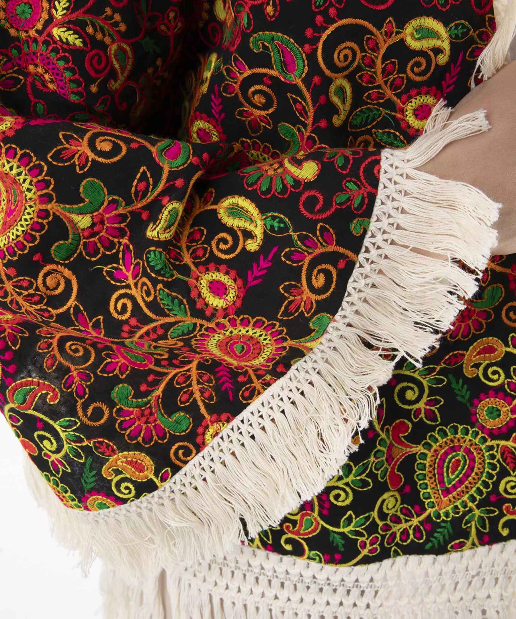 Price and Buy Persian Embroidered Manto for Women with Paisley Design - Image 3
