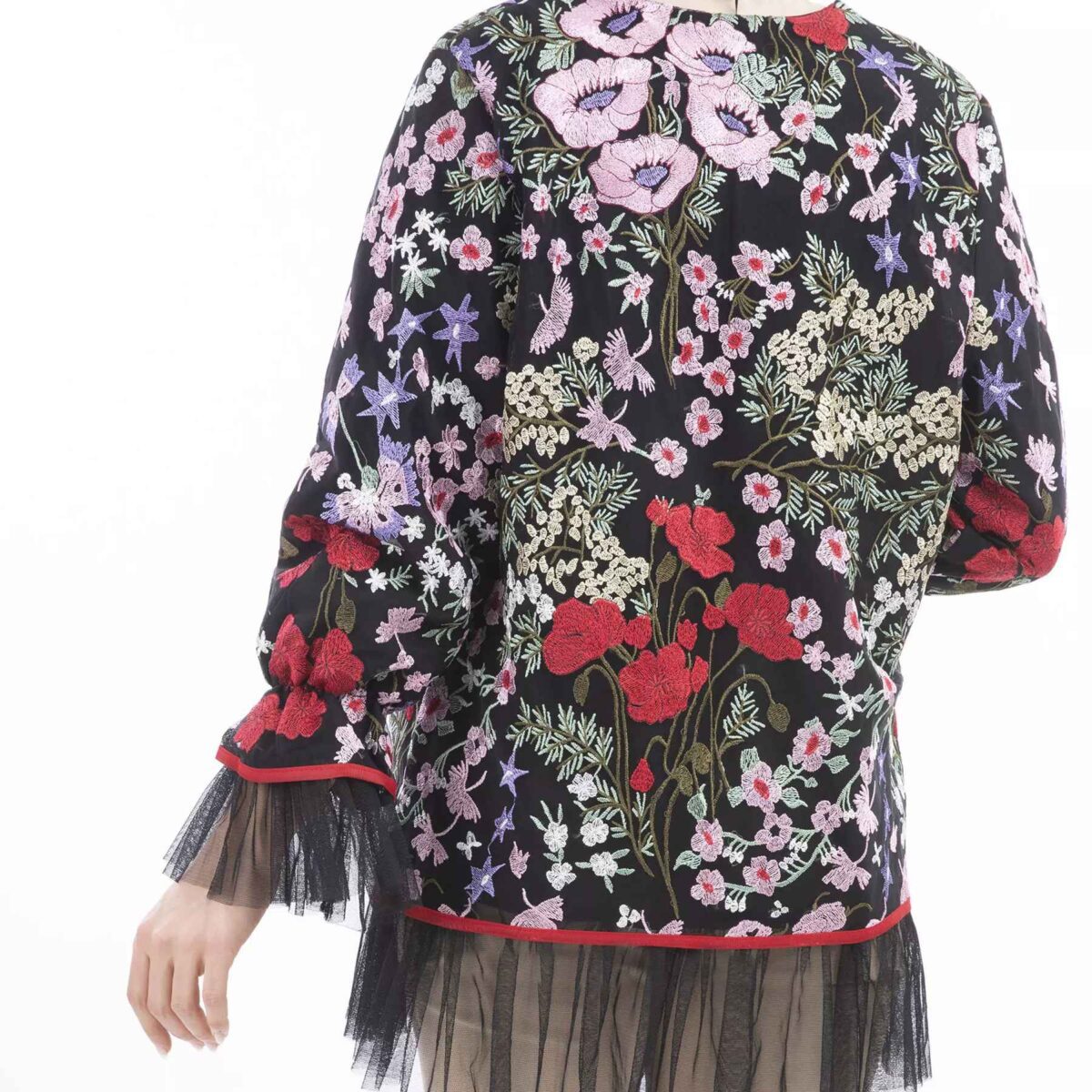 Price and Buy Persian Embroidered Manto with Floral Design - Image 5