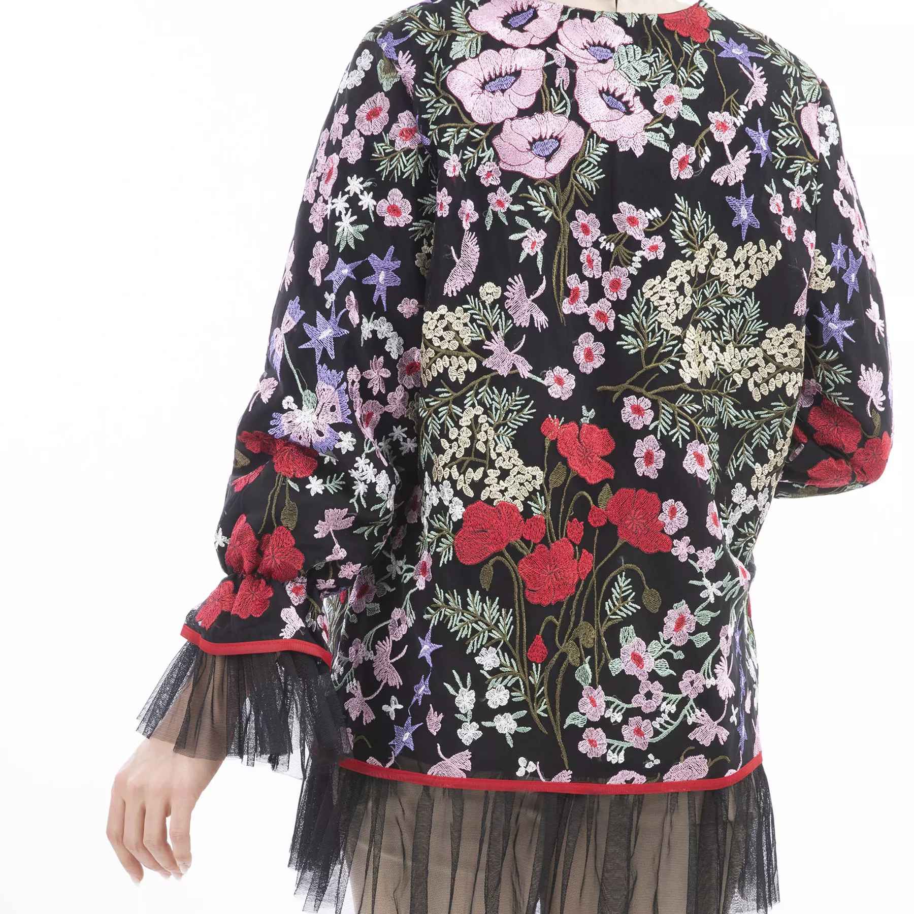 Price and Buy Persian Embroidered Manto with Floral Design - Image 5