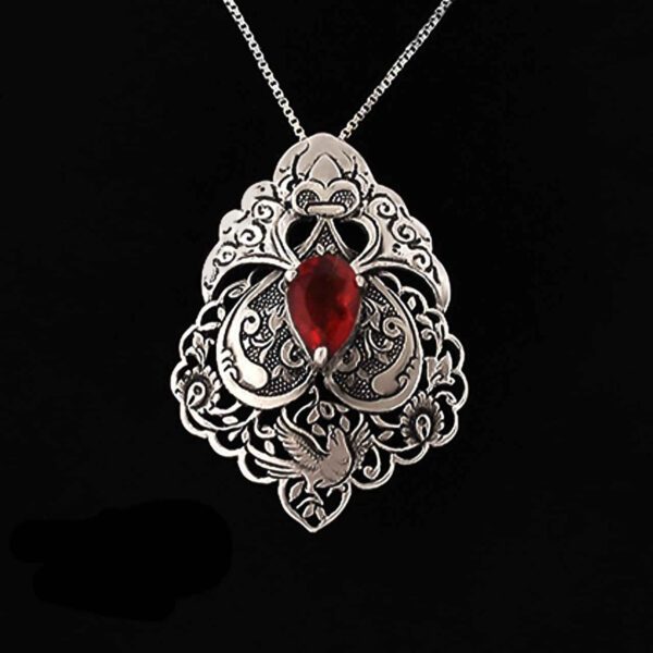 Price and Buy Persian Engraved Silver Pendant with Roby Gemstone_68f276258cc23.jpeg Price and Buy Persian Engraved Silver Pendant with Roby Gemstone