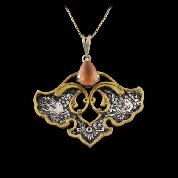 Price and Buy Persian Engraved Silver Pendant with Ruby Gemstone_68f27660e213c.jpeg Price and Buy Persian Engraved Silver Pendant with Ruby Gemstone