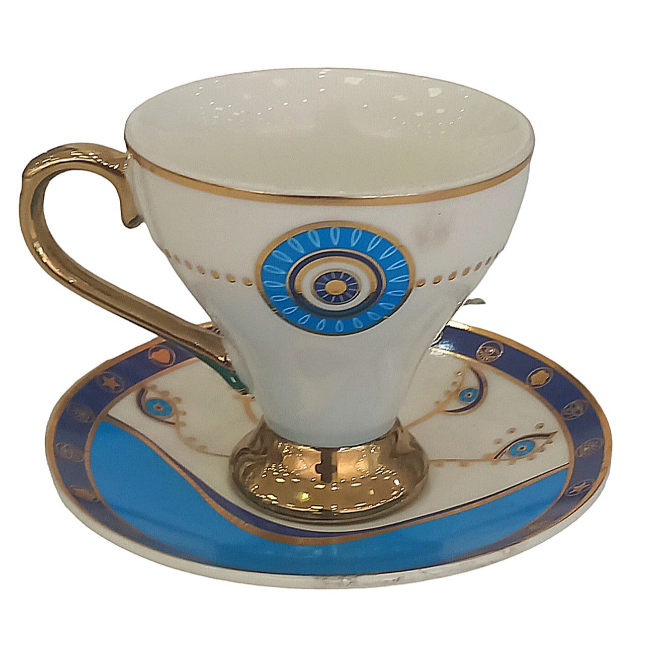 Price and Buy Persian Espresso Cup with Saucer – Porcelain in Evil Eye Design & Demitasse Style – (set of 6)_690123b411ec1.jpeg Price and Buy Persian Espresso Cup with Saucer – Porcelain in Evil Eye Design & Demitasse Style – (set of 6) - Image 1