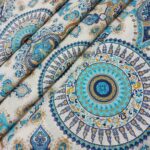Price and Buy Persian Fabric Adorned With Classic Termeh Paisley Design - Image 3