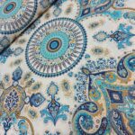 Price and Buy Persian Fabric Adorned With Classic Termeh Paisley Design - Image 5