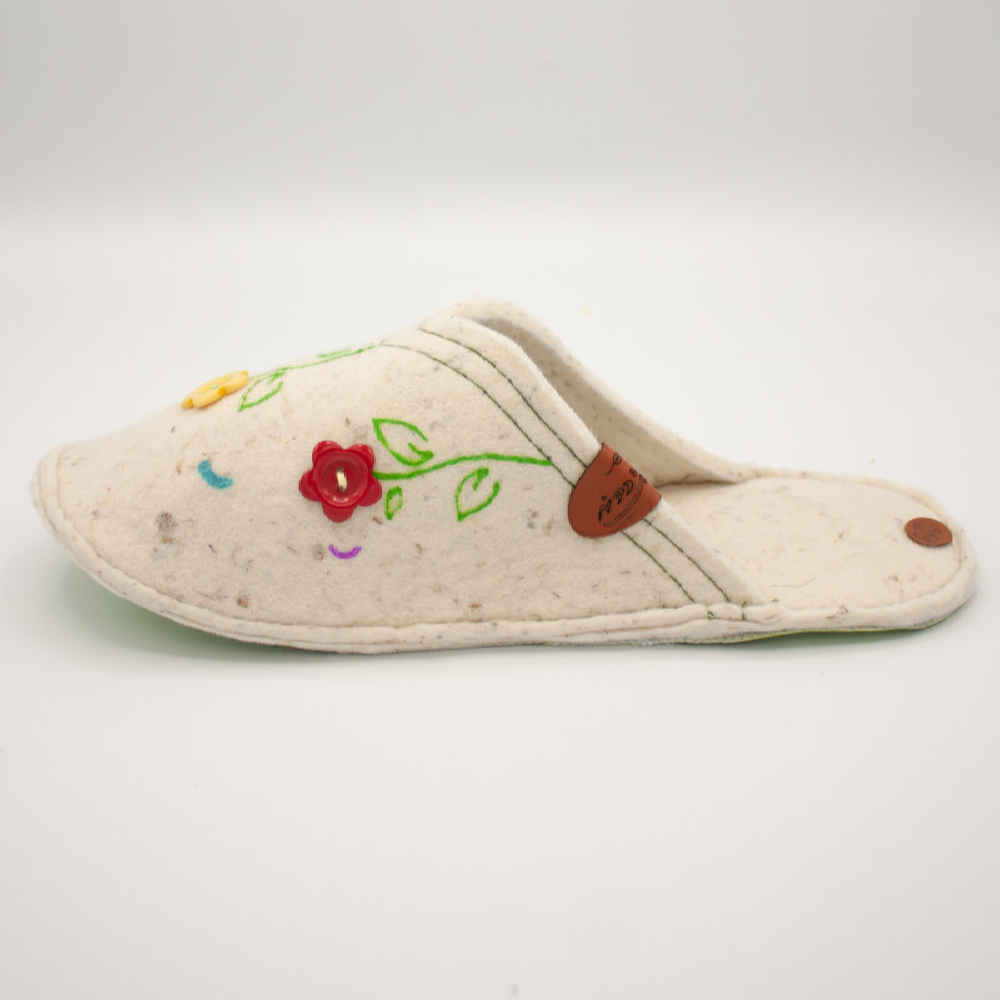Price and Buy Persian Felt Slippers – Floral Design - Image 5