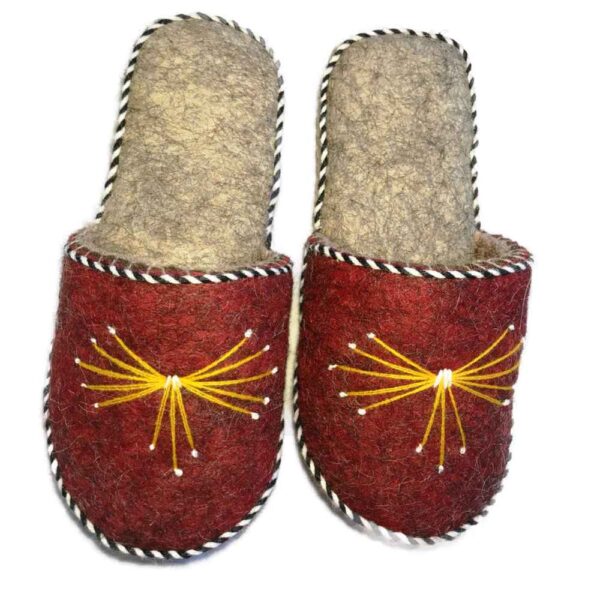 Price and Buy Persian Felt Slippers – Unique Design