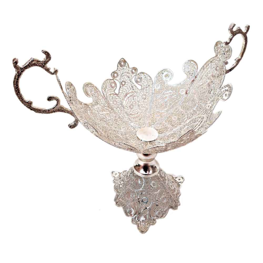 Price and Buy Persian Filigree Decorative Bowl – Artisan-Crafted Tooran Design - Image 3