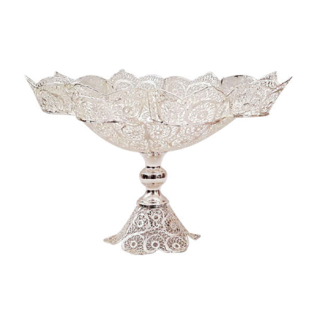 Price and Buy Persian Filigree Decorative Bowl – Luxurious Taaj Artisan Craft