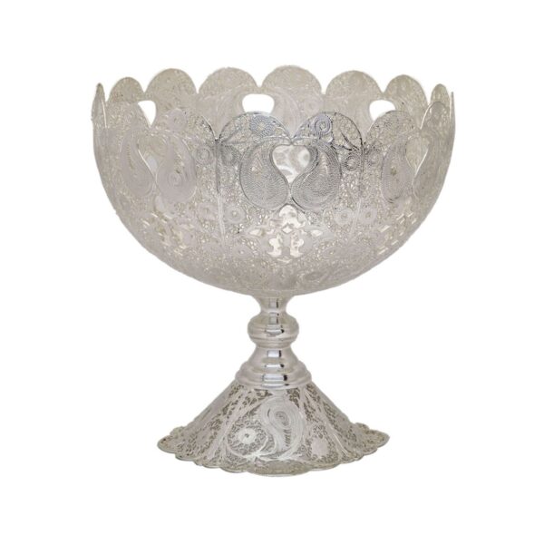 Price and Buy Persian Filigree Decorative Bowl – Pegah Malileh-Kari Silver Fruit Bowl_68fbd8f658d0b.jpeg Price and Buy Persian Filigree Decorative Bowl – Pegah Malileh-Kari Silver Fruit Bowl