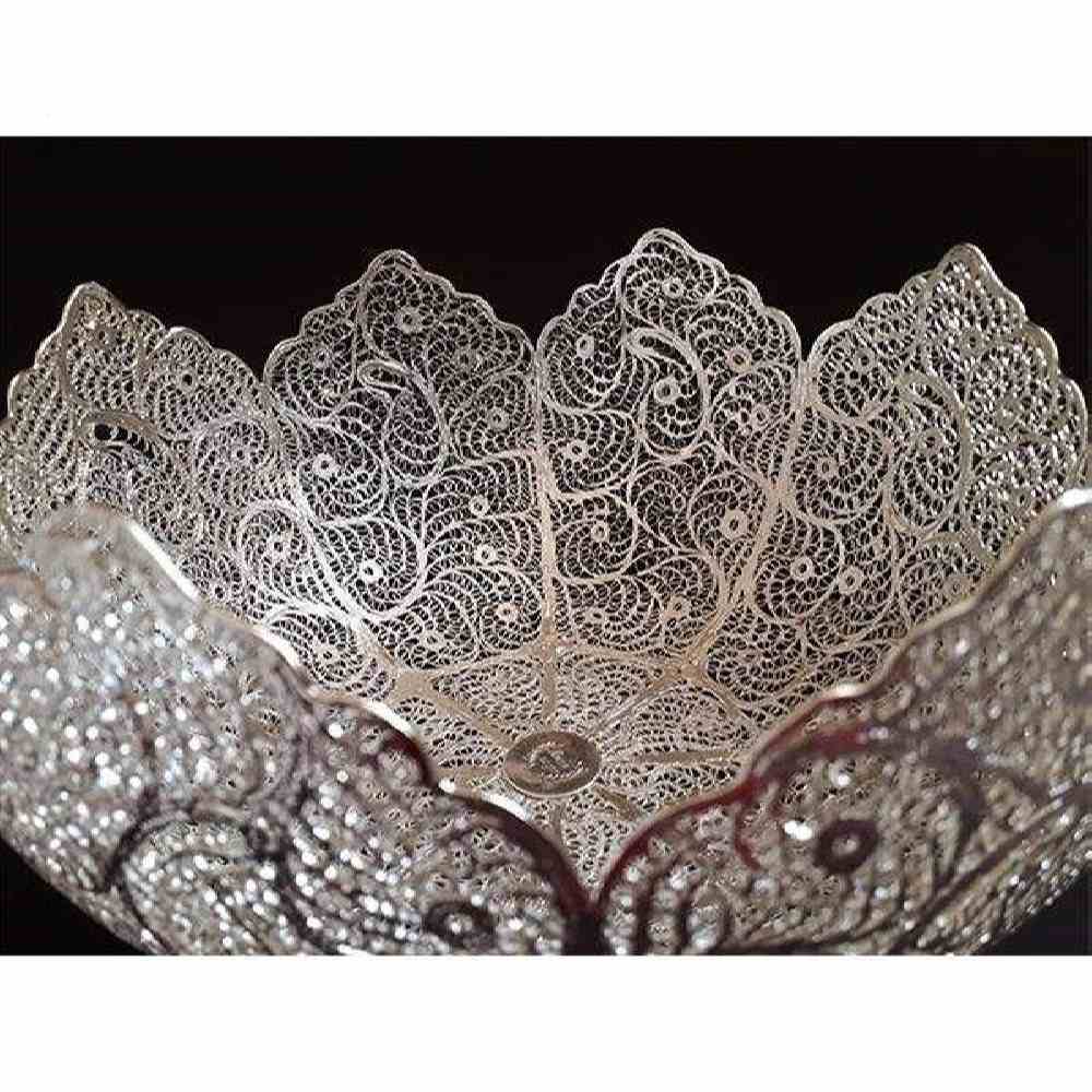 Price and Buy Persian Filigree Decorative Bowl – Tida 20 Handmade Artisan Design - Image 3