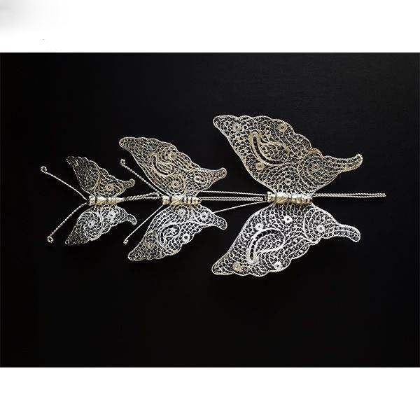 Price and Buy Persian Filigree Silver Butterflies Model Malilehkari - Image 3