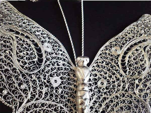 Price and Buy Persian Filigree Silver Butterflies Model Malilehkari - Image 4