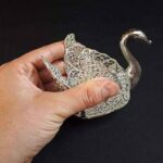 Price and Buy Persian Filigree Silver Spoon Holder Model Jeyran - Image 4