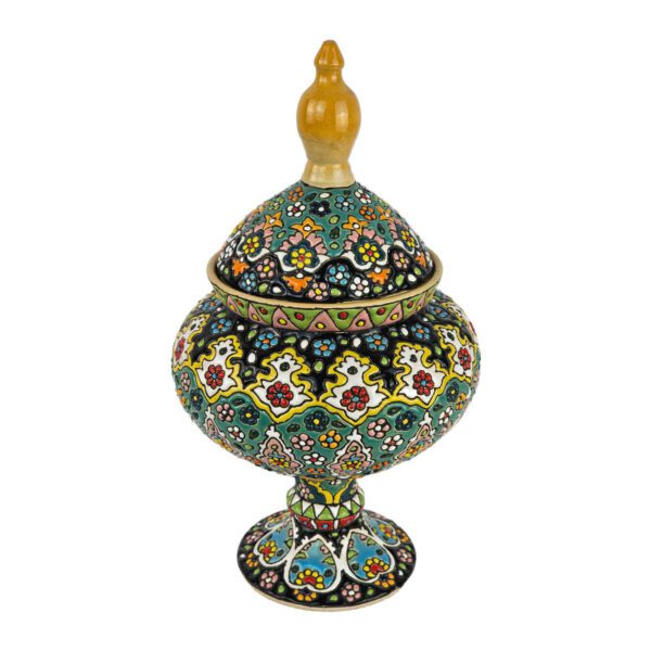Price and Buy Persian Footed Sugar Bowl Minakari Enameled Handcrafted_69008753cc357.jpeg Price and Buy Persian Footed Sugar Bowl Minakari Enameled Handcrafted
