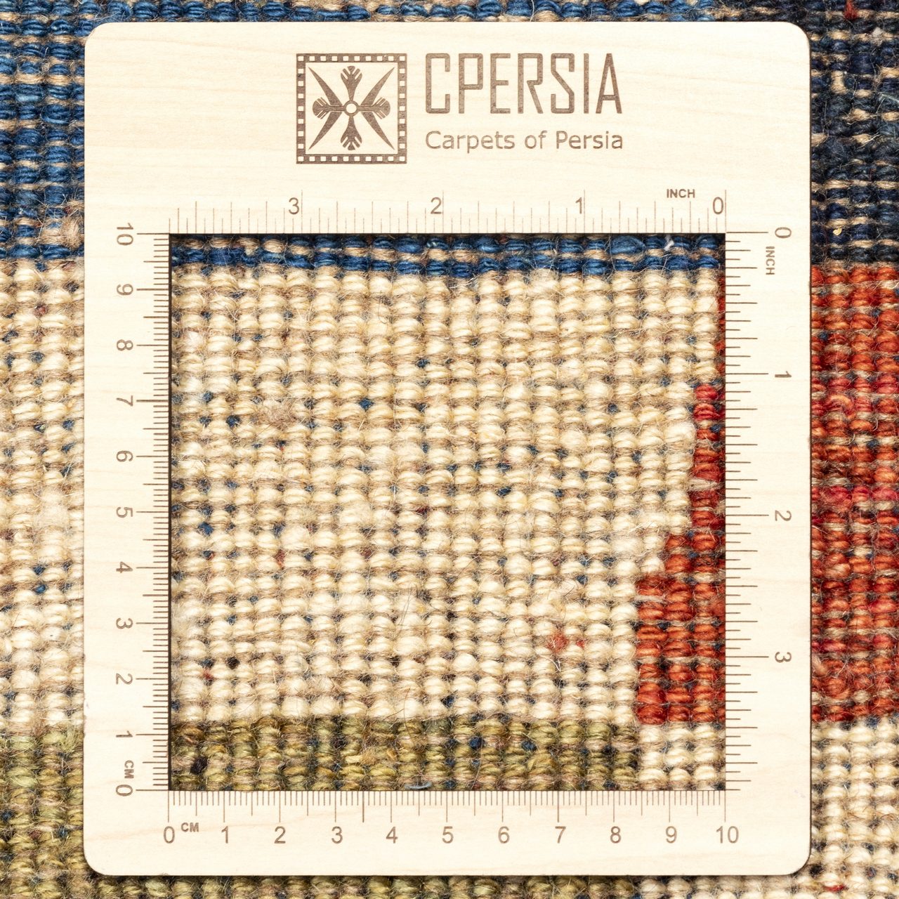 Price and Buy Persian Gabbeh Wool Rug Authentic Handwoven in Fars Checkered - Image 3