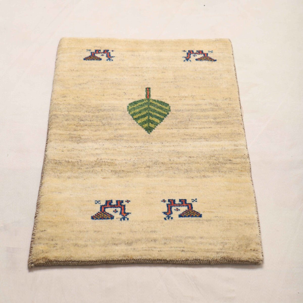 Price and Buy Persian Gabbeh Wool Rug Handwoven in Fars Cream - Image 3